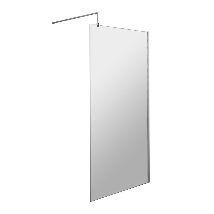 Dezine 8mm, 900mm Shower Screen, 1950mm