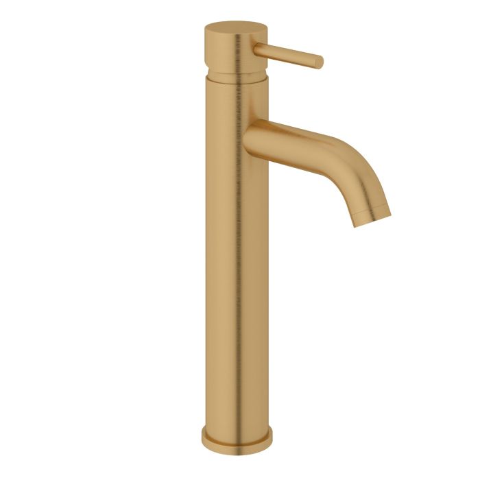 Dezine Pennar 5 Bollin Brass High Rise Basin Mixer