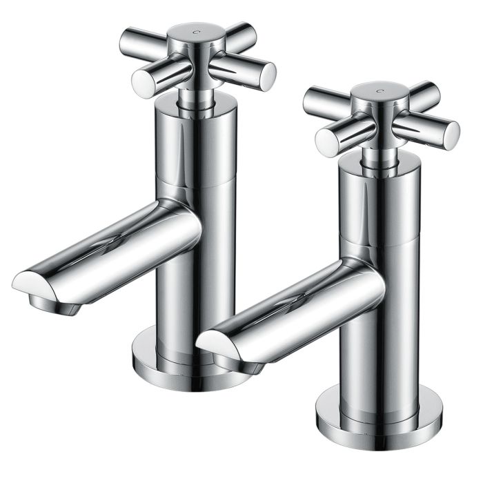 Dezine Lineka Basin Pillar Taps