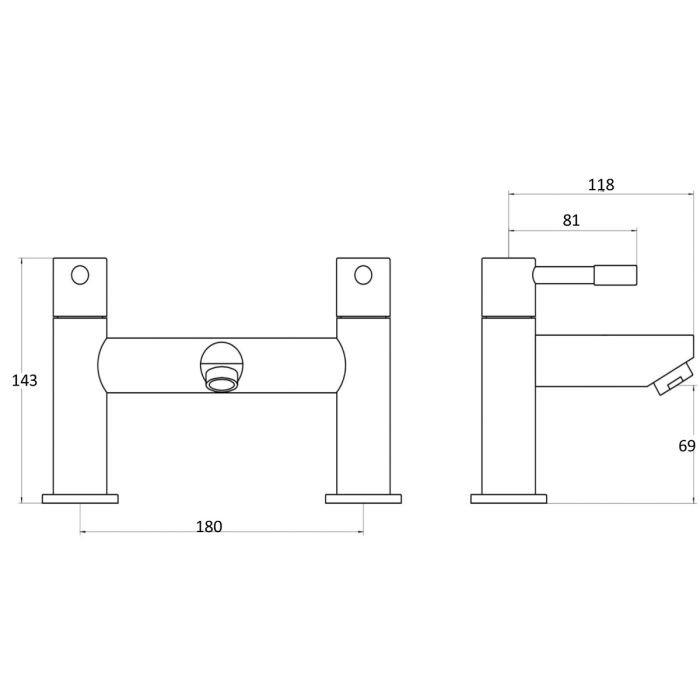 Dezine Niger Bath Filler