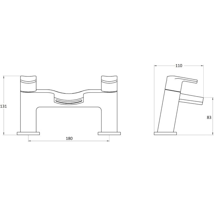 Dezine Yukon Bath Filler