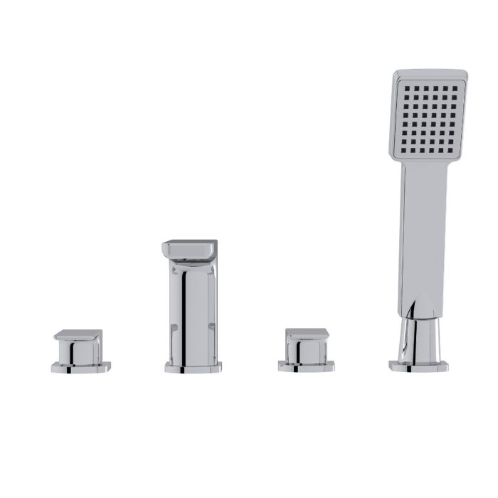 Dezine Cubo 4 Hole Bath Shower Mixer