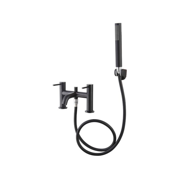 Dezine Pennar Matt Black Bath Shower Mixer