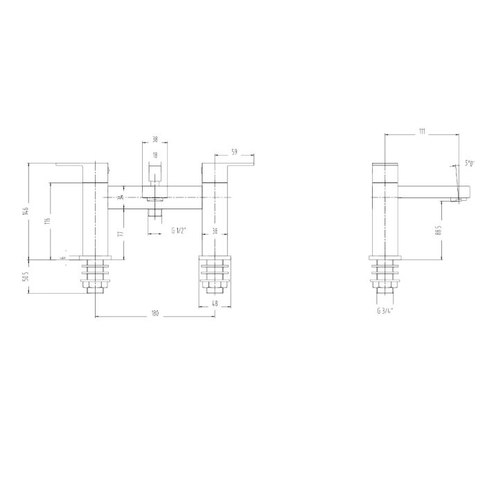 Dezine Oder Bath Shower Mixer