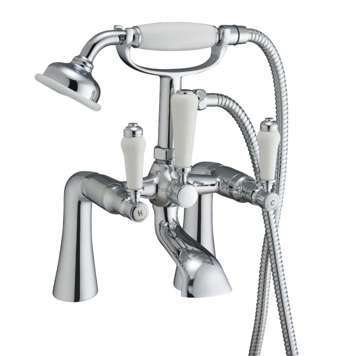 Dezine Liore Quarter Turn Bath Shower Mixer