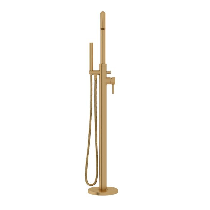 Dezine Pennar Bollin Brass Freestanding Bath Shower Mixer