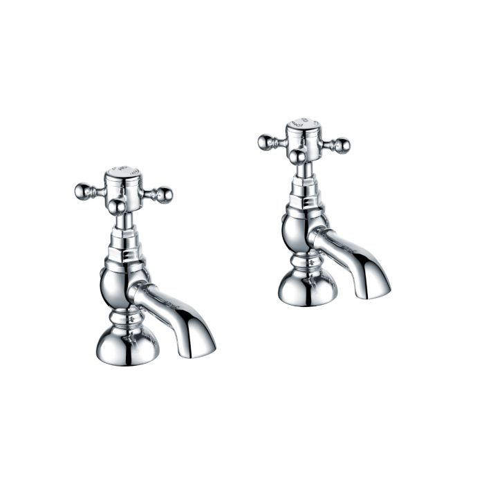 Dezine Rhone Bath Pillar Taps