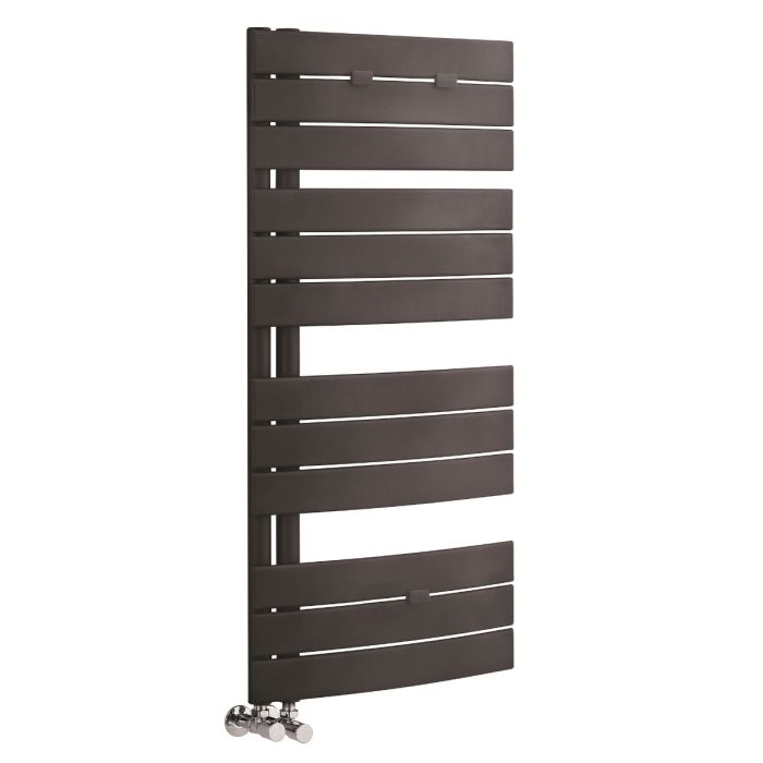 Dezine Neath 1080 x 500mm Anthracite Towel Rail