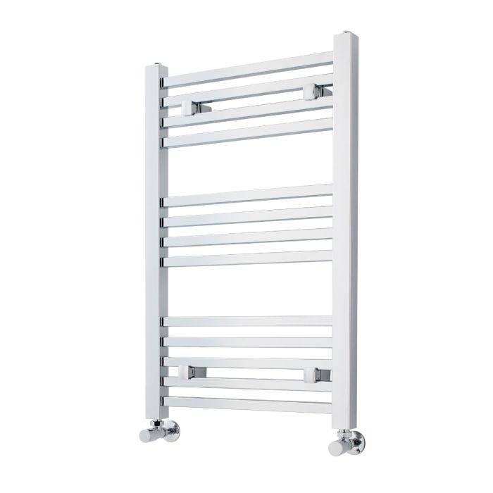 Dezine Square 800 x 500mm Chrome Ladder Towel Rail