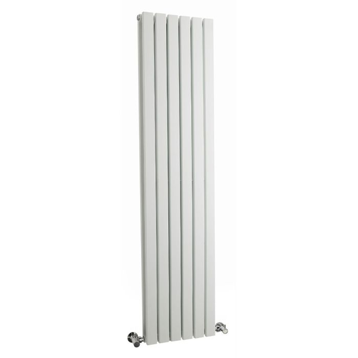 Dezine Ehen Double Panel 1500 x 354mm Gloss White Radiator