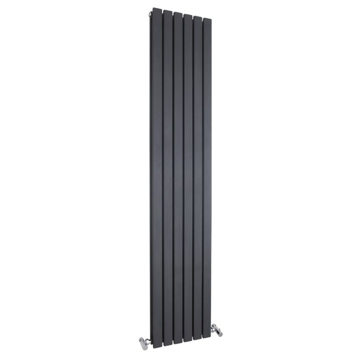 Dezine Ehen Double Panel 1800 x 354mm Anthracite Radiator