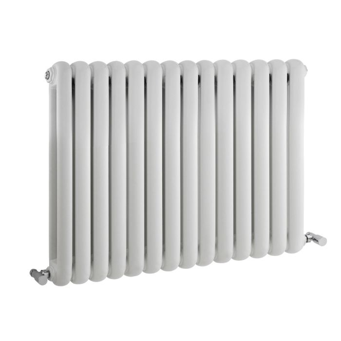 Dezine Roe 635 x 863mm High Gloss White Radiator