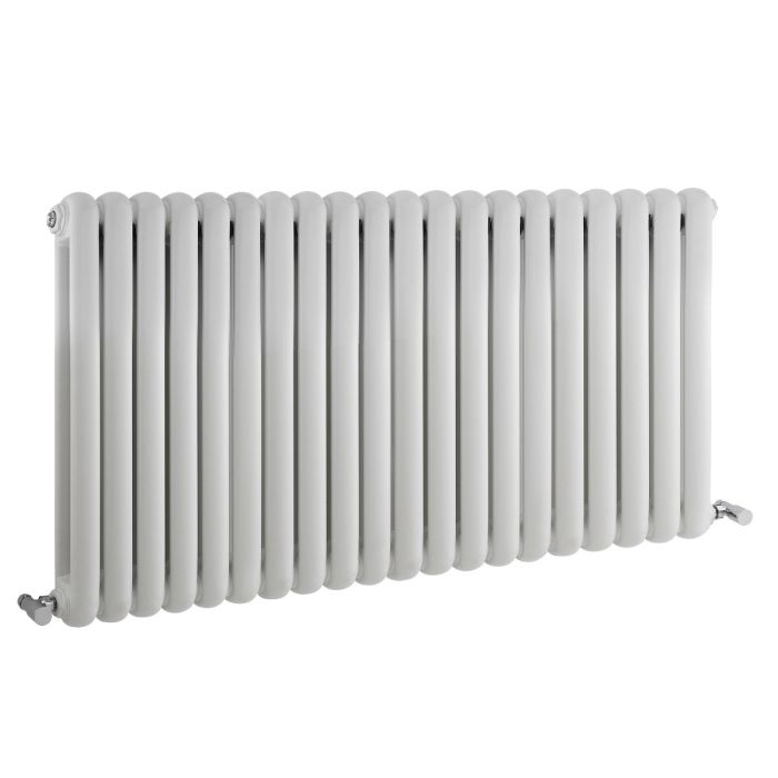 Dezine Roe 635 x 1223mm High Gloss White Radiator