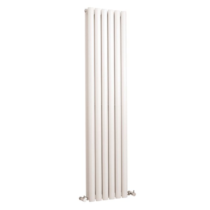 Dezine Ericht Double Panel Vertical 1500 x 354mm White Radiator