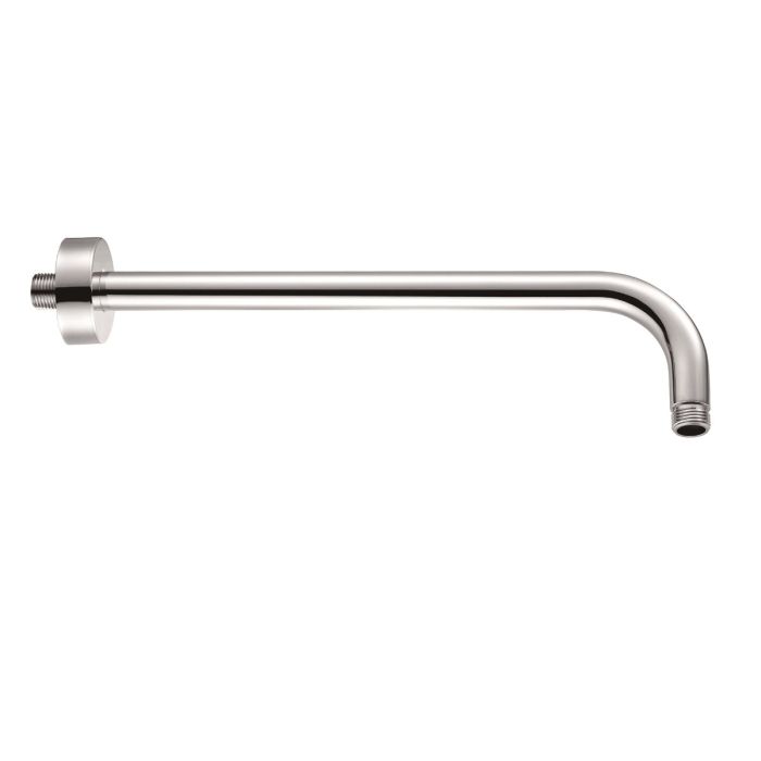 Dezine Pennar 300mm Round Stort Mounted Arm, Chrome