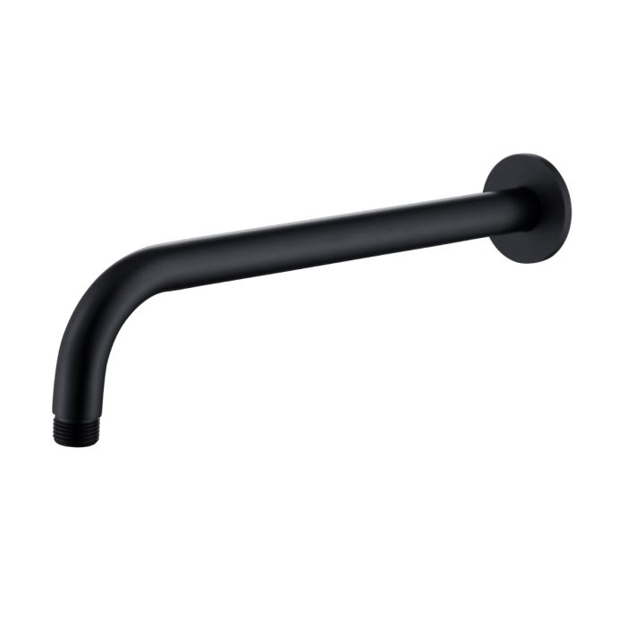 Dezine Pennar Matt Black 300mm Round Stort Mounted Arm