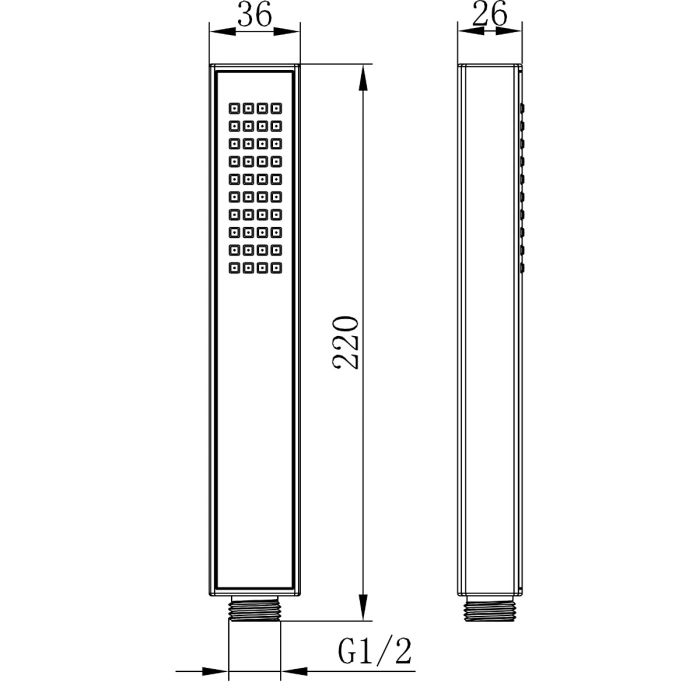 Dezine Square Handset