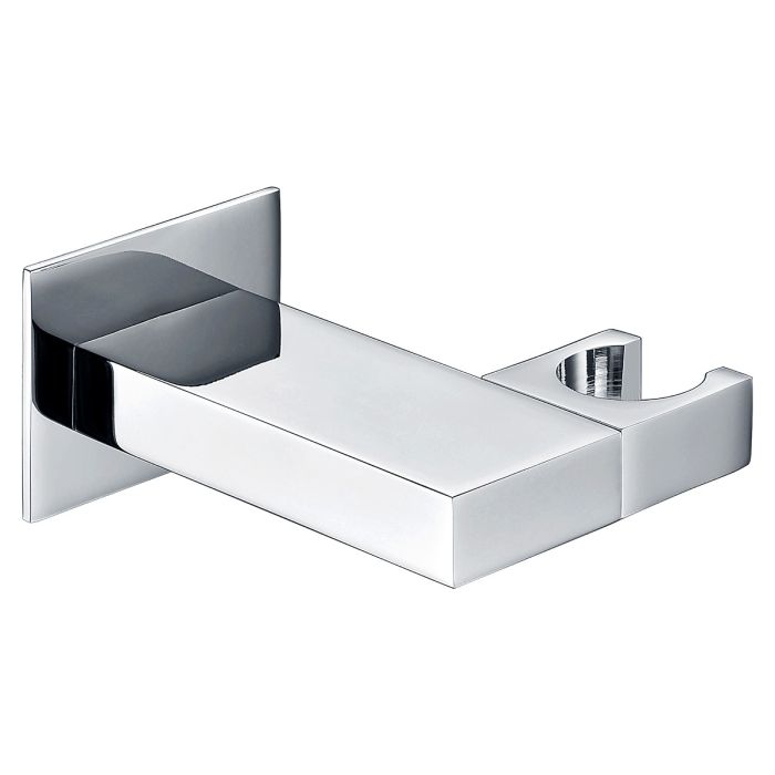 Dezine Square Wall Bracket, Chrome Plated Brass