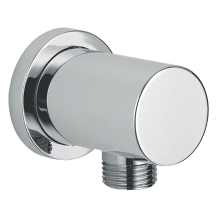 Dezine Pennar Round Outlet Elbow, Chrome