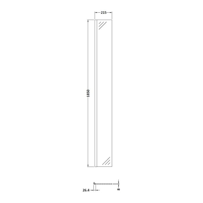 Dezine 215mm Return Screen