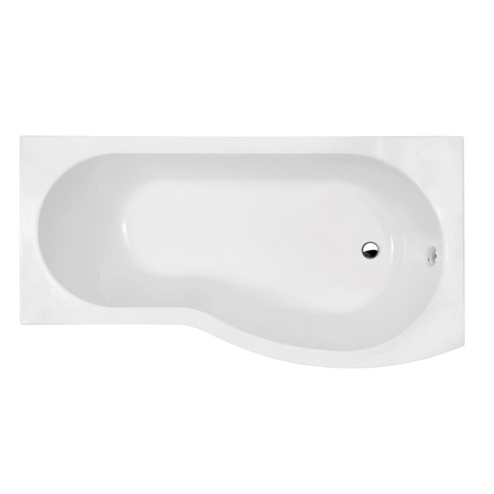 Dezine 1500 x 900mm B Shaped Right Hand Shower Bath