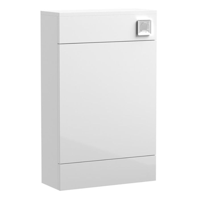 Dezine Tamar Gloss White 500mm WC Unit