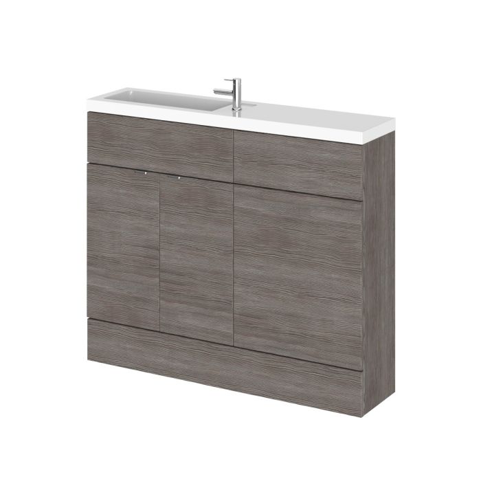 Dezine Sheaf 1000mm Grey Woodgrain Pack