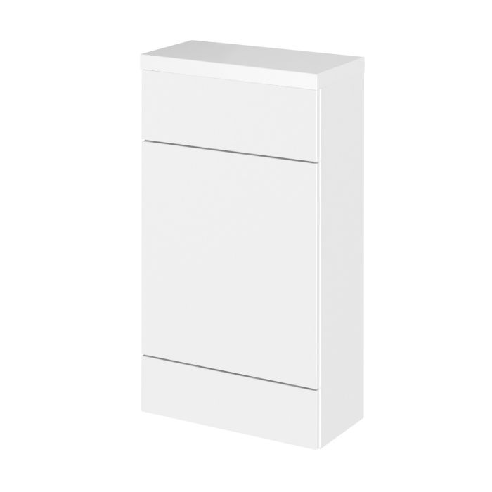 Dezine Sheaf 500mm Nithline Gloss White WC Unit with Top