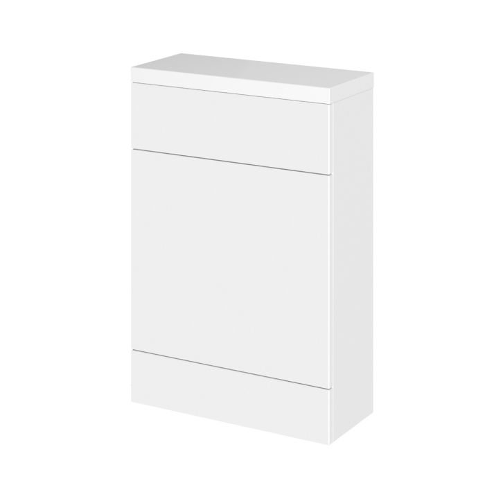 Dezine Sheaf 600mm Nithline Gloss White WC Unit with Top