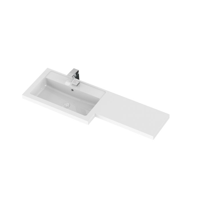 Dezine Sheaf 1100mm LH L Shape Basin and Worktop