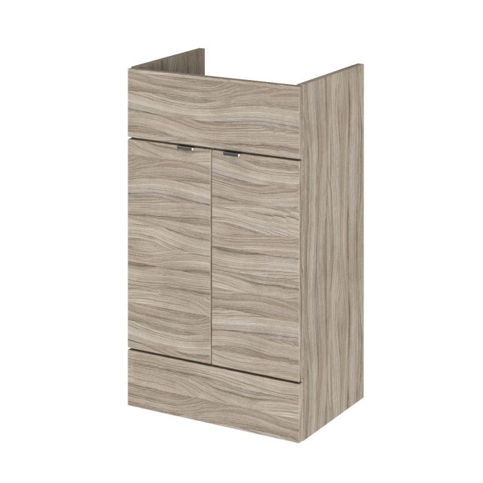 Dezine Sheaf 500mm Full Depth Drift Wood Vanity Unit