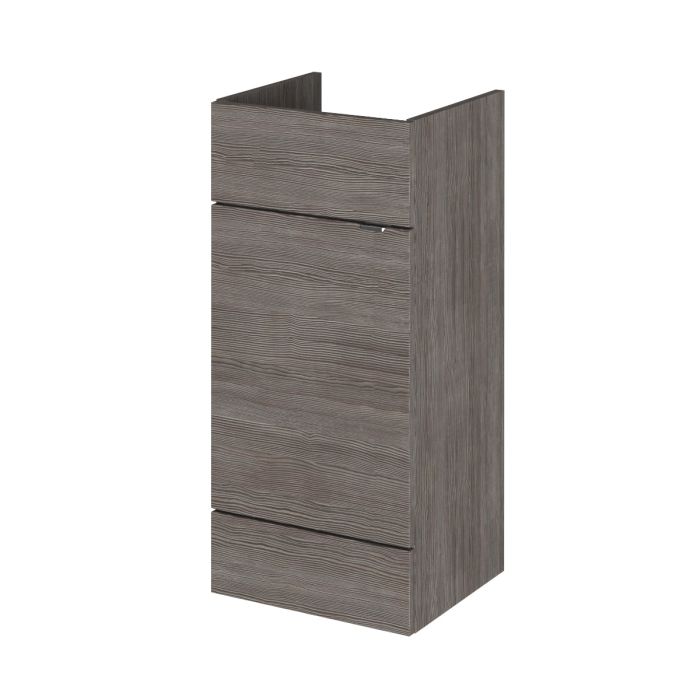 Dezine Sheaf 400mm Full Depth Grey Vanity Unit