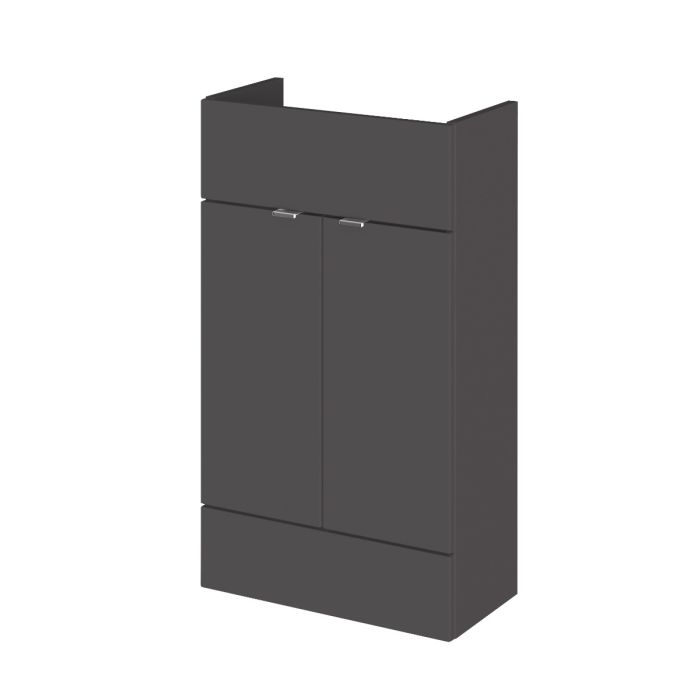 Dezine Sheaf 500mm Nithline Grey Gloss Vanity Unit