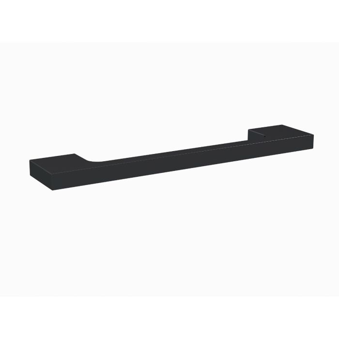 Dezine Slimline Square Handle, Matt Black, 128mm Centres