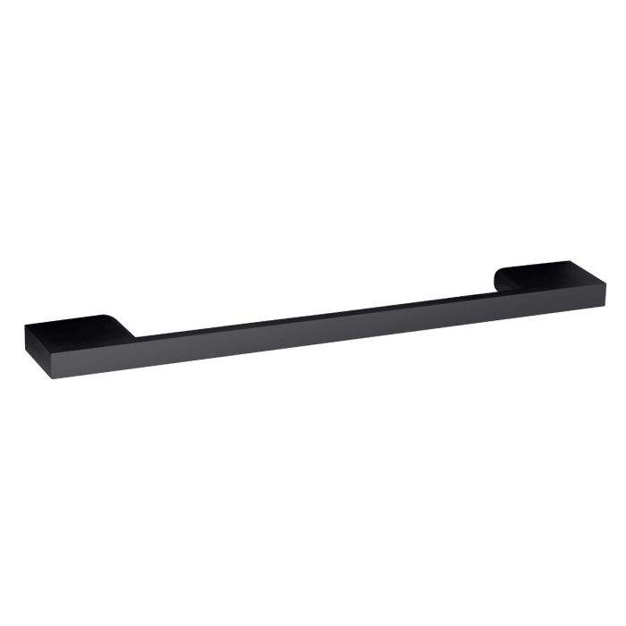 Dezine Slimline Square Handle, Matt Black, 160mm Centres