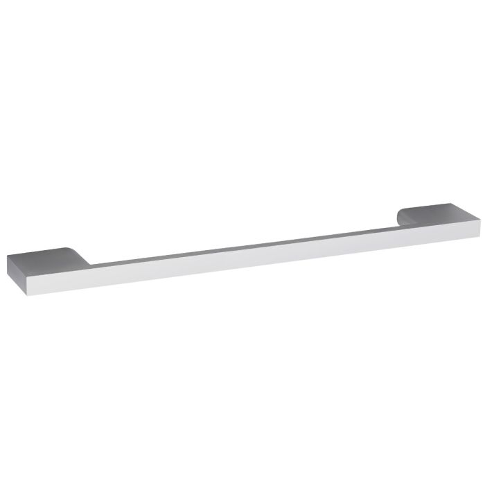 Dezine Slimline Square Handle, Chrome, 192mm Centres