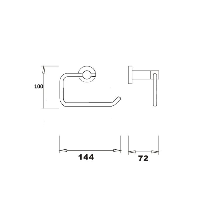 Dezine Meon Toilet Roll Holder