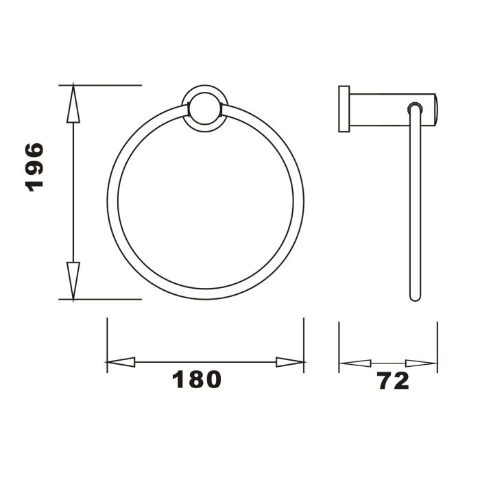 Dezine Meon Towel Ring