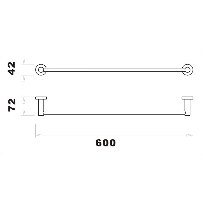 Dezine Meon Towel Bar