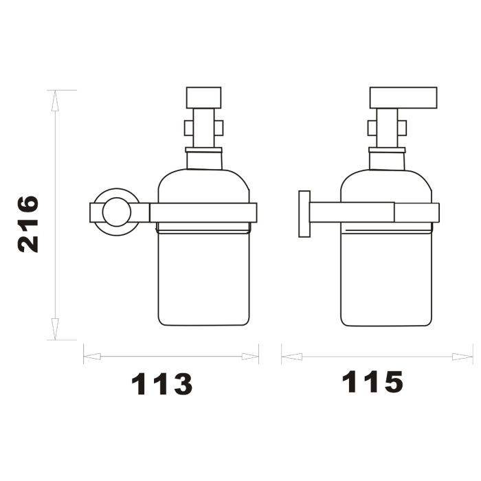 Dezine Meon Soap Dispenser and Holder