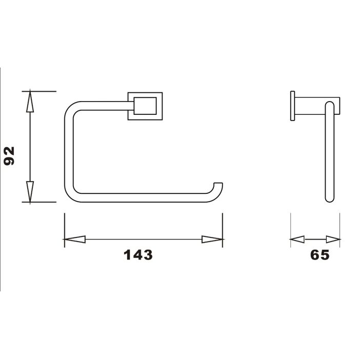 Dezine Blythe Toilet Roll Holder