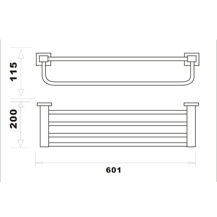 Dezine Blythe Towel Shelf