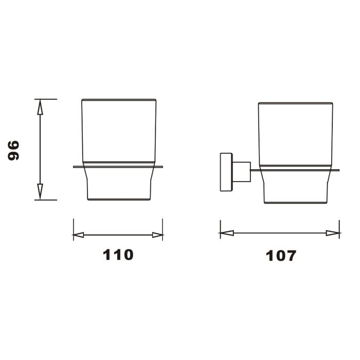 Dezine Blythe Tumbler Holder and Cup