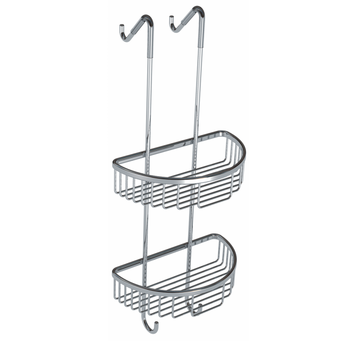 Dezine Chrome Curved Hung Basket