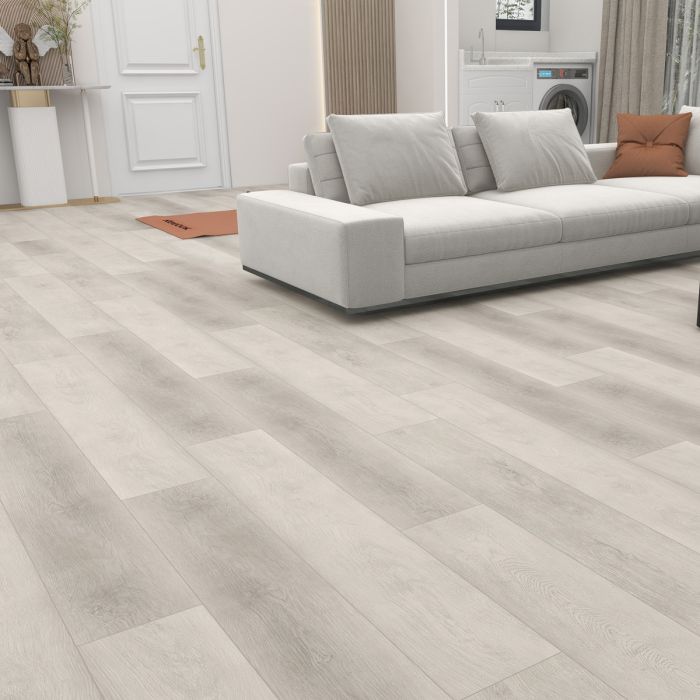 Dezine Finnish Grey 1220 x 183mm Solidcore Waterproof Click Flooring Planks (Pack of 8) - 1.79m Per Pack