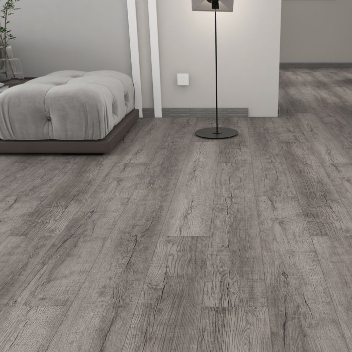 Dezine Grey Oak 1220 x 183mm Solidcore Waterproof Click Flooring Planks (Pack of 8) - 1.79m Per Pack