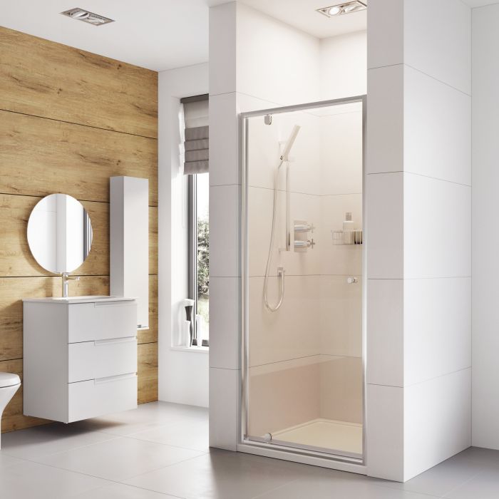 Dezine Pro 6mm, 700mm Pivot Shower Door