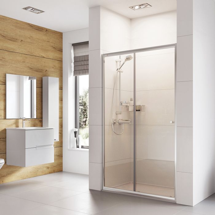 Dezine Pro 6mm, 1000mm Sliding Shower Door