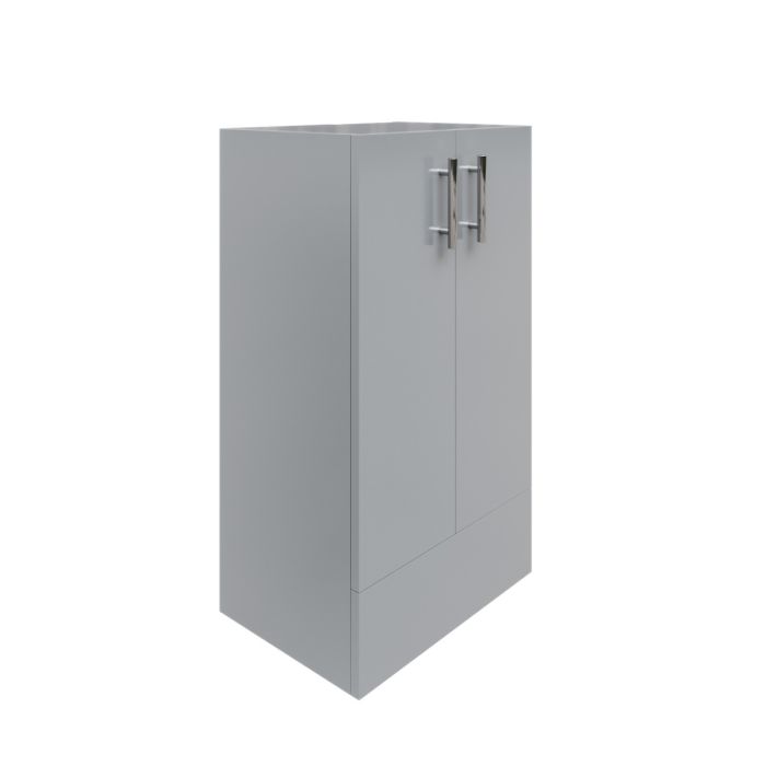 Dezine Clyde 500mm Gloss Grey Base Unit, 2 Door