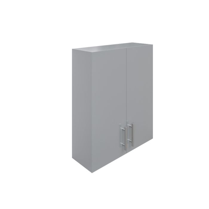 Dezine Clyde 600mm Gloss Grey Stort Unit, 2 Door